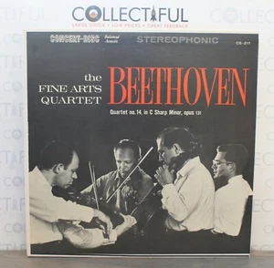 BEETHOVEN - QUARTET No.14 - FINE ARTS QUARTET -  1959 CS  *EX-* VINYL LP🔥 - Picture 1 of 2
