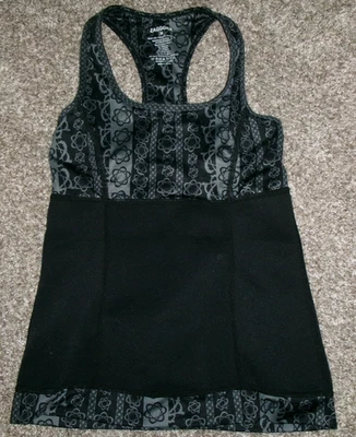 Zaggora Women's Black Print Neoprene Tank Top Size M - Image 1 of 4