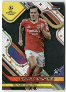 Topps Finest Champions League 2025 Nº 85 Álvaro Carreras Rookie - Imagen 1 de 2