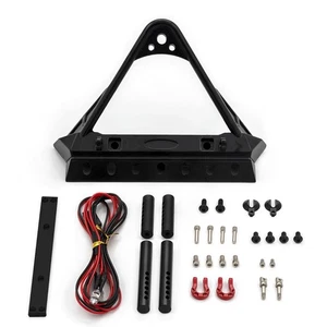 ​1/10 RC Crawler Universal Front Bumper Upgrade - CNC Bumper for T4/TRX4/SCX10 - Picture 1 of 10