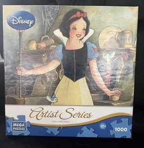 Disney MEGA Puzzle Artist Series Snow White Portrait Of Innocence 1000 Pc NEW! - Picture 1 of 21