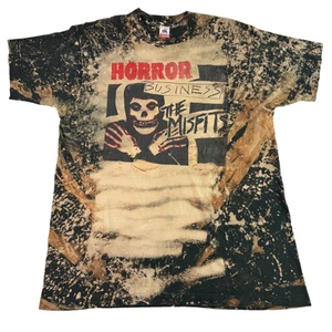 Vintage 90s Misfits T-Shirt Horror Business Bleached Distressed XL Mosquitohead esc - Bild 1 von 11