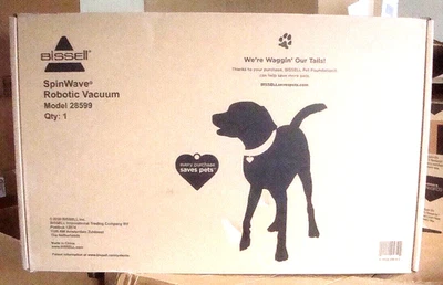 BISSELL Spinwave 28599 Wet and Dry Robotic Vacuum Cleaner - Pearl White (Sealed) - Image 1 of 4