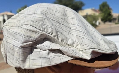 Vtg 90's SMALL NIKE Swoosh Golf Cap Newsboy Cabbie Michael Jordan Payne Stewart - Image 1 of 4