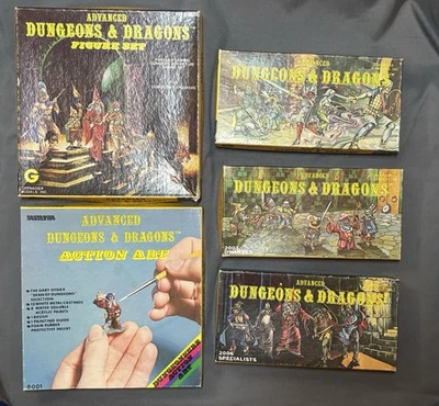 Vintage Advanced Dungeons & Dragons Metal Mini Figures Grenadier Lot Action Art - Image 1 of 4