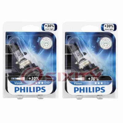 2 pc Philips High Low Beam Headlight Bulbs for Lincoln Blackwood Continental pg - Image 1 of 4