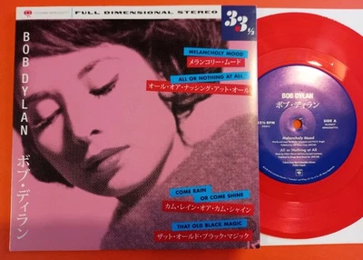 Bob Dylan - Melancholy Mood 7" EP 2016 Ltd Ed US RSD Red Vinyl Columbia - Image 1 of 4
