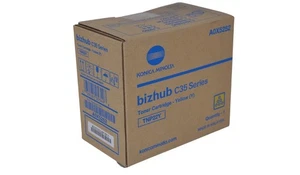 Konica Minolta TNP-22 TNP22 A0X5252 Cartouche de toner Jaune authentique A - Zdjęcie 1 z 1