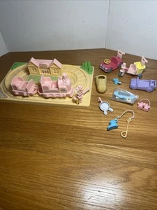 Calico Critters Baby Choo Choo Zugset rosa + weiteres Zubehör!! - Bild 1 von 9