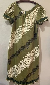 Vintage Good Times Hawaii Tropical Ruffle Dress Floral Maxi Aloha USA MuuMuu XL k1 - Bild 1 von 7