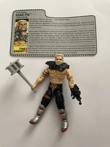 Vintage 1988 Hasbro GI Joe GI Joe Cobra ROAD PIG v1 Dreadnok Figure (Near-Comp.) - Picture 1 of 10