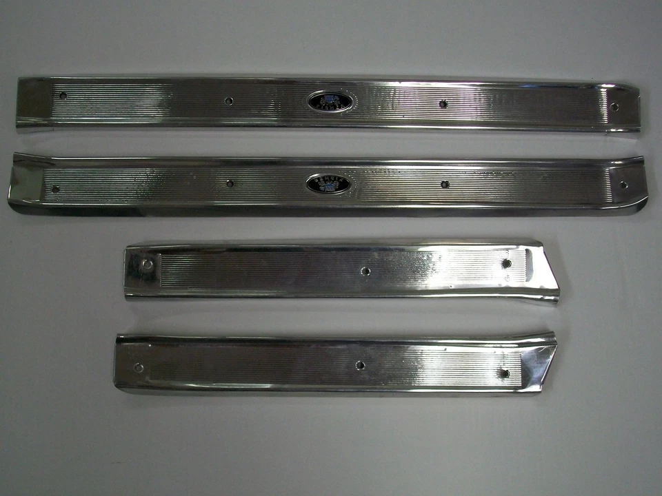 1961-64 Impala Buick Pontiac Olds Full-size 4-door Sill Plates NEW! Four pc set - Image 1 of 1