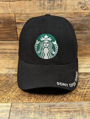 Gorra ajustable Starbucks Sony Open Tenis Foto 1 de 4