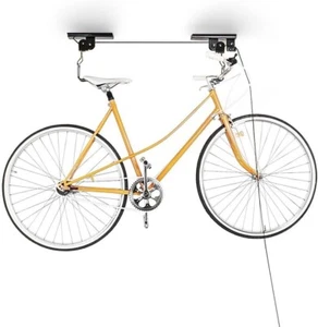 Vélo Bicyclette Plafond Suspension Ascenceur Poulie Treuil Rangement Pied Garage - Picture 1 of 6