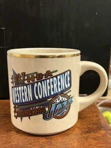Utah Jazz 1997 NBA Finals Western Conference Champions Mug Stockton to Malone - Picture 1 of 4