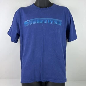 Canterbury of New Zealand Graphic T-Shirt Mens M Blue 54/66 - Picture 1 of 7