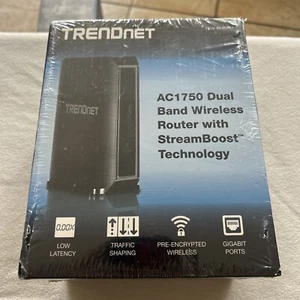 NEW & SEALED ! TRENDNET TEW-823DRU AC1750 Dual Band Wireless Router *SHIPS FREE* - Picture 1 of 5