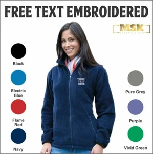Personalised Embroidered Result Core Ladies Fashion Fit Outdoor Fleece Jacket - Picture 1 of 13
