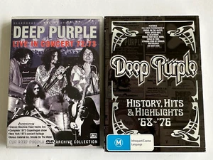 Deep Purple ~ History, Hits and Highlights '68-'76; Live in Concert 72/73 ~ VGC - Picture 1 of 2