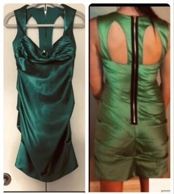 Vestido Hailey Logan Adrianna Papell Chic tamanho 5/6🦋Lindo strass cobra - Imagem 1 de 4