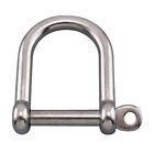 STAINLESS WIDE D SHACKLE 5/16" 316 SS
