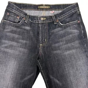 David Kahn Lauren Women's Bootcut Dark Wash Jeans Size 6 32" L - Picture 1 of 11