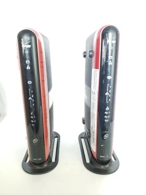 Lot of 2 Verizon Actiontec MI424WR 300 Mbps 4-Port 10/100 Wireless G Router - Image 1 of 4