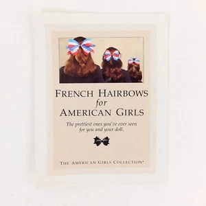 French Hairbows for American Girls Vintage Order form 1990 - Picture 1 of 15