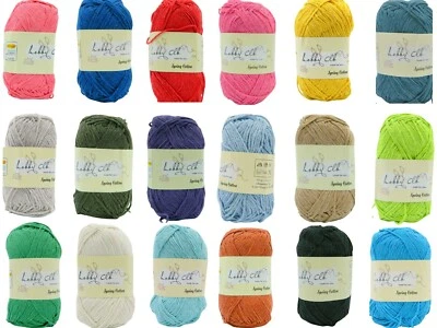 100% Recycled Baumwolle 5x100g Amigurumi-Schulgarn-Topflappengarn - Bild 1 von 3