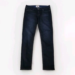 Paige Skyline Skinny Jeans Women's 29 Mid Rise Stretch Denim 31x30 Made In USA - Picture 1 of 6
