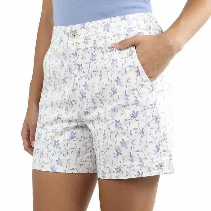 Jachs Girlfriend Women's Printed Chino Shorts Size 2XL