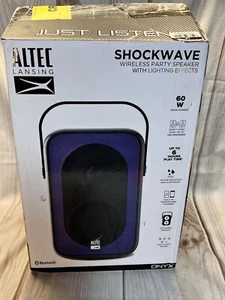 Altec Lansing Shockwave Bluetooth Wireless Speakers - Black - Picture 1 of 12