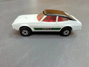 Matchbox Lesney Speed Kings No. K-59 - Ford Capri Mk II (Mark 2) white black car - Picture 1 of 20