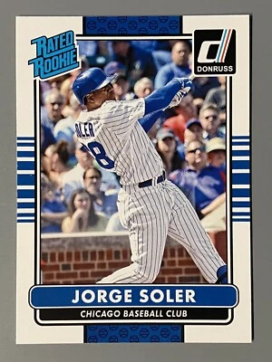 2015 Donruss Jorge Soler Rated Rookie RC #37 Cubs Royals Braves Marlins Giants! - Image 1 of 2