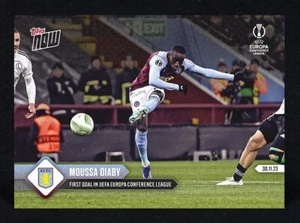 2023/2024 TOPPS NOW EUROPA CONFERENCE LEAGUE - MOUSSA DIABY - ASTON VILLA / N. 3 - Bild 1 von 2