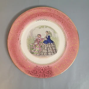 Vintage Imperial by Salem China Service Plate 23 Karat Victorian Made in USA - Picture 1 of 6
