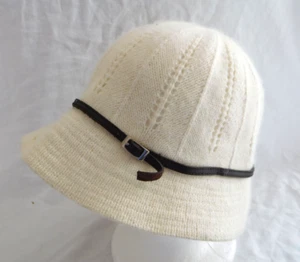 Banana Republic Cloche Bucket Hat Lambs Wool M/L Medium / Large - Picture 1 of 5