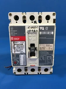 WESTINGHOUSE HMCP HMCP030H1C 30A 600VAC 3P MOTOR CIRCUIT PROTECTOR - Picture 1 of 4
