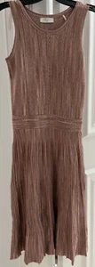 Sandro Peach Metallic Dress - Picture 1 of 8