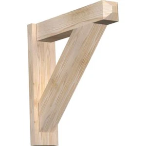 Ekena Millwork Outlooker 6" x 24" x 24" Douglas Fir Traditional Craftsman Smooth - Picture 1 of 7