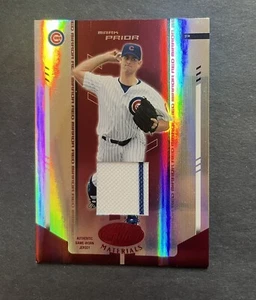 2004 Leaf Certified Materials Red Mirror Game Used Jersey /150 Mark Prior #133 - Picture 1 of 2