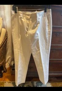 Off White CELINE DRESS PANTS Size 44 - Picture 1 of 7