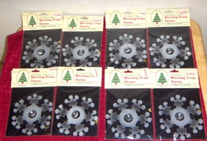 8 adornos clásicos vintage de colección Living Morning Frost colección de Navidad de Zayre nuevos en paquete - Imagen 1 de 5