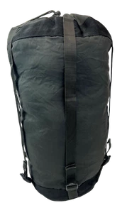 Used Need Repair US Black Nylon 6-Strap Compression Stuff Sack *mocinc.1982* - Picture 1 of 10