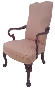 Vintage Cherry Armchair Lolling Chair nice upholstery - Picture 1 of 18