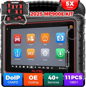 2025 Autel MaxiPRO MP900E KIT Automotive OBD2 Scan Coding 11 Non-OBDII Adapter - Picture 1 of 15