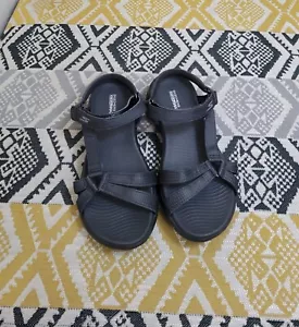 Sandalias para caminar ajustables negras Skechers On The Go para mujer talla 5 EU 38 - Imagen 1 de 17