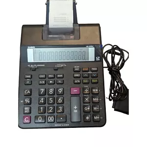 Casio HR-200RC Mini Desktop Printing Calculator 12 Digit Display 2-Color - Picture 1 of 13