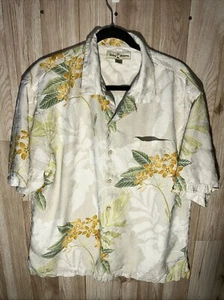 Tommy Bahama Men’s XL Silk Floral Hibiscus Hawaiian Shirt - Picture 1 of 7