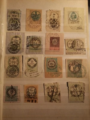 Hungary revenue fiscal tax stamps and cuts - 4 photos - Image 1 of 4